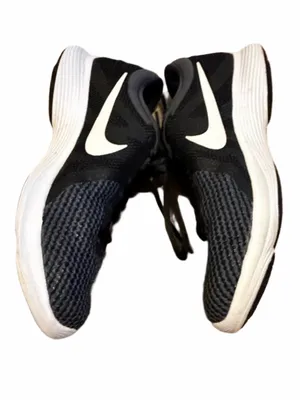 Nike Black and White Mesh Training Sneakers thumbnail 6