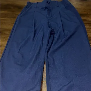Women's Navy Chinos Blue Size XS thumbnail 1
