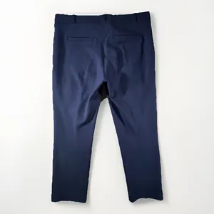 Betabrand Dress Pant Yoga Pants Women L‎ Navy Blue Straight Leg Stretch W0249-NY thumbnail 3