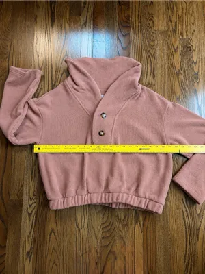 Free People FP Beach Bino Pullover Sweater Mauve Pink/ Dusty Rose Cozy S thumbnail 10