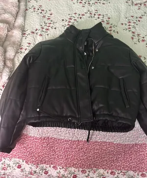Leather jacket Black Size M thumbnail 1