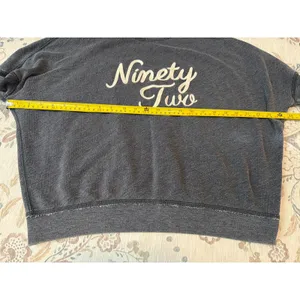 Abercrombie & Fitch "Ninety Two" Sweatshirt Crewneck Womens Size XS Embroidered thumbnail 3