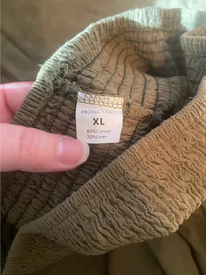 Amazon Green Linen Flowy Pants thumbnail 4
