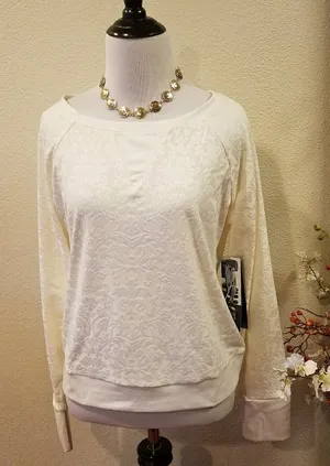 🛍Studio by Capezio Florentina Crew Ivory Size Medium thumbnail 1
