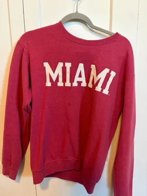 Miami crewneck Red thumbnail 1