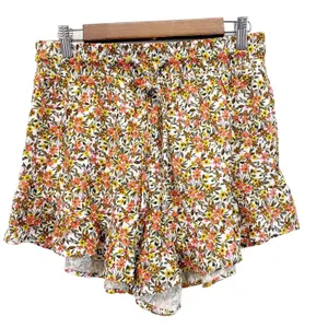 Wild‎ Fable Ruffled Shorts Womens Medium Cottagecore Floral Boho Feminine Dainty thumbnail 1