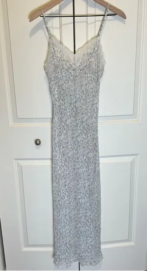 Calvin Klein Sheer Long Slip Dress thumbnail 1
