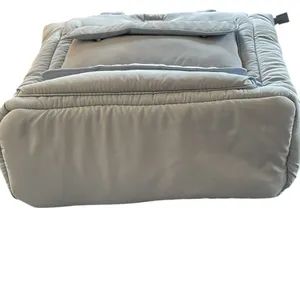 WILO The Label Sky~Baby Blue Large Puffer Tote Pocket Travel Bag Weekender 16X14 thumbnail 9