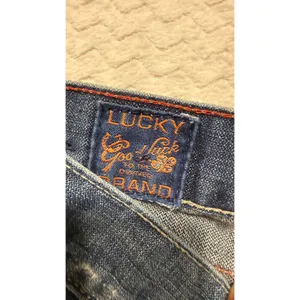 Y2K Lucky Brand Women Blue Distressed Flare Leg Jeans Size 0/25 Inseam USA thumbnail 4
