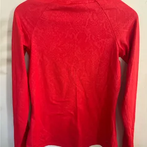 Nike Red Turtleneck Long-Sleeve Performance Top thumbnail 3