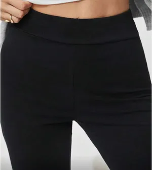 SHEIN Women Flare Leg Solid Pants thumbnail 4