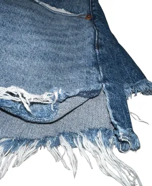 Abercrombie The Mom High Rise Curve Love Denim Shorfs Size 29 (8) thumbnail 3