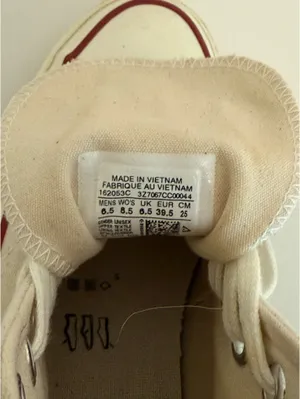 Converse High-Top Sneakers All Star Cream Women’s 8.5 thumbnail 3