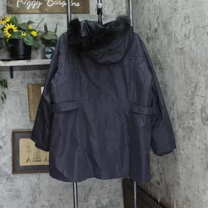 Susan Graver Plus Size Hooded Parka with Removable Vest Gray See Measurements thumbnail 2