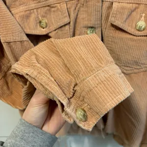 American Eagle Crop Corduroy Shacket thumbnail 6