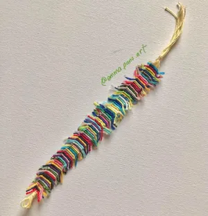 hand made friendship bracelet! thumbnail 3