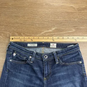 AG Adriano Goldschmied Stevie Jeans Women's 27R Low Rise Slim Straight Made USA thumbnail 11