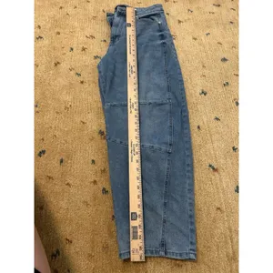 BCBGeneration Paneled Barrel Leg Denim Jeans Size 28 Contemporary Streetwear thumbnail 7