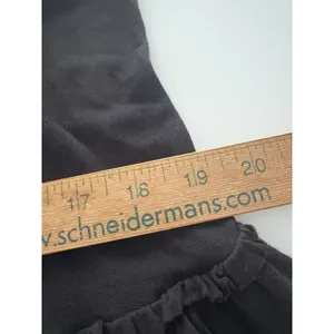 Free People Beach Noelle Mini Dress Size Small Black Tiered Whimsigoth Witchy thumbnail 11