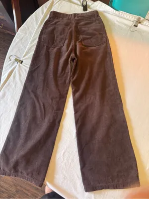 BDG Wide-Leg Corduroy Pants‎ in Brown thumbnail 5