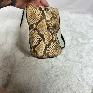 Coach Christie Snake embossed leather satchel thumbnail 7