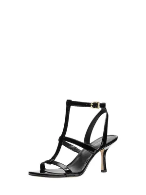 Michael Michael Kors Nara Mid T-Strap Stiletto Sandals 40S6NRMS1A Black 10M thumbnail 10