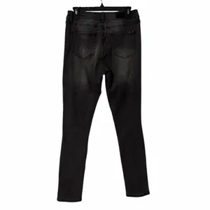 Seven7 Skinny Black Stretchy Distressed Jeans(Size 6) thumbnail 4