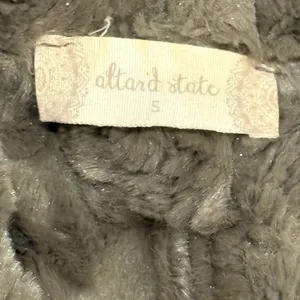 Altar'd State Brown Faux Fur Vest Size S thumbnail 6