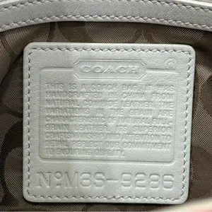 Rare Vintage Authentic COACH 9286 Leather Red-Orange/Pink Hampton Carryall Tote thumbnail 16