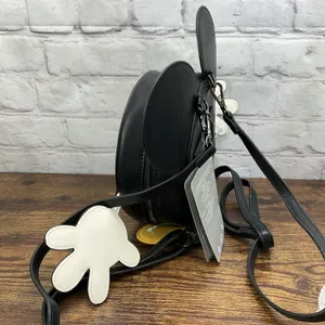 Disney Store New Mickey Mouse Ears, Feet & Hands Backpack Crossbody Bag W Wallet thumbnail 5