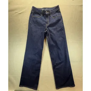 Old Navy Wow Wide Leg Jeans Womens 6 High Rise Dark Wash Denim Blue thumbnail 3
