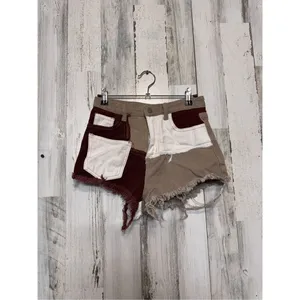 High waisted brown shorts size XS Tan thumbnail 2