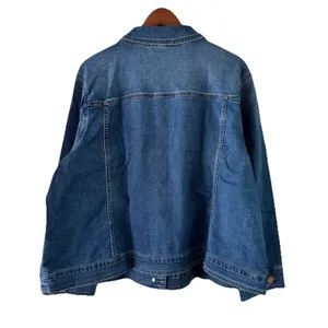 DG2 by Diane‎ Gilman Women's Stretch Denim Embroidered Jacket Indigo 2xl thumbnail 4