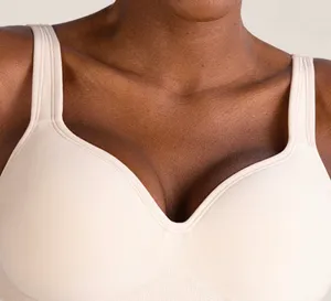 Shapermint Cream T-Shirt Bra Intimates, Sz M thumbnail 1