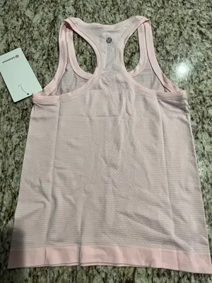 NWT Swiftly Tech Racerback Tank Top 2.0 Race Length - Strawberry Milkshake thumbnail 9