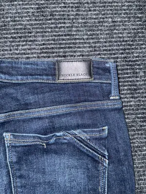 Buckle Black Fit No 75 Tailored Bootcut Stretch Jeans 29 x 33 LONG Dark BBW1361L thumbnail 5