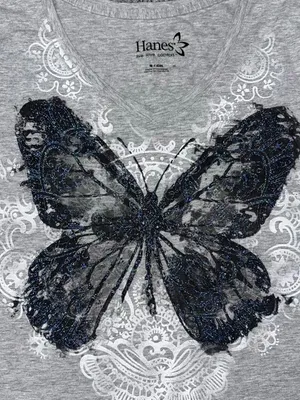 Hanes butterfly tee thumbnail 5