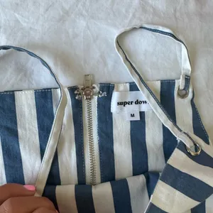 Superdown Striped Blue and White Two-Piece Set thumbnail 3