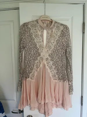 Free People Tell Tale Lace Tunic thumbnail 2