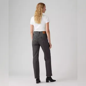 Levi’s Ribcage Straight‎ Ankle Jeans in Well Worn Black Size 26 thumbnail 2