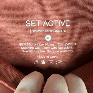 Set Active Orange High‎ Rise Seamless Bike Shorts thumbnail 2