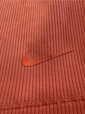 Nike Coral Ribbed Racerback Athletic Tank Top Size Small Yoga Workout thumbnail 2