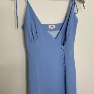 Camila Coelho Aaliyah Midi Dress Periwinkle Blue Womens Size Small thumbnail 12