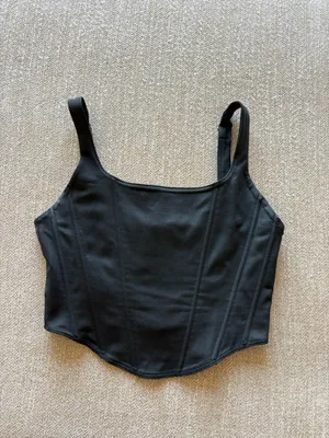 Amazon Corset Top Black thumbnail 4