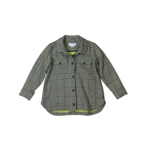 Nikki Jones Montreal Green Houndstooth Button Front‎ Jacket Womens Medium thumbnail 2
