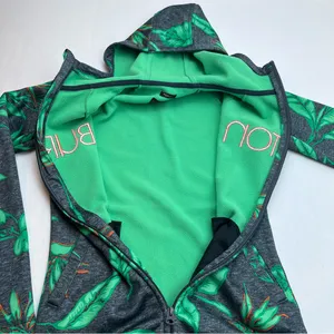 BURTON WB Peak Hoodie Dry-ride Dark Ash Hawaiian‎ Full Zip Hooded Jacket Size XS thumbnail 11