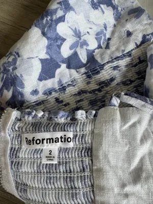 Reformation Linen Top thumbnail 4