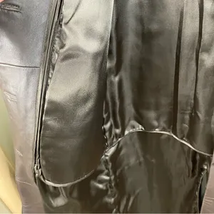 Vintage 90s Y2K Centigrade Leather Trench Coat Womens Size Medium Zip Out Lining thumbnail 10
