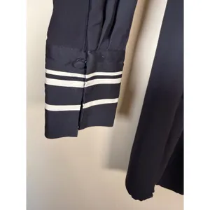 REISS Feya Midi Navy Blue Shirt Dress Long Sleeve Collared‎ Pockets Size 2 UK 6 thumbnail 3