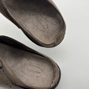 Merrell Topo Clutch Sand Mary Jane Mules Tan Nubuck Leather Clogs Womens 8 thumbnail 7